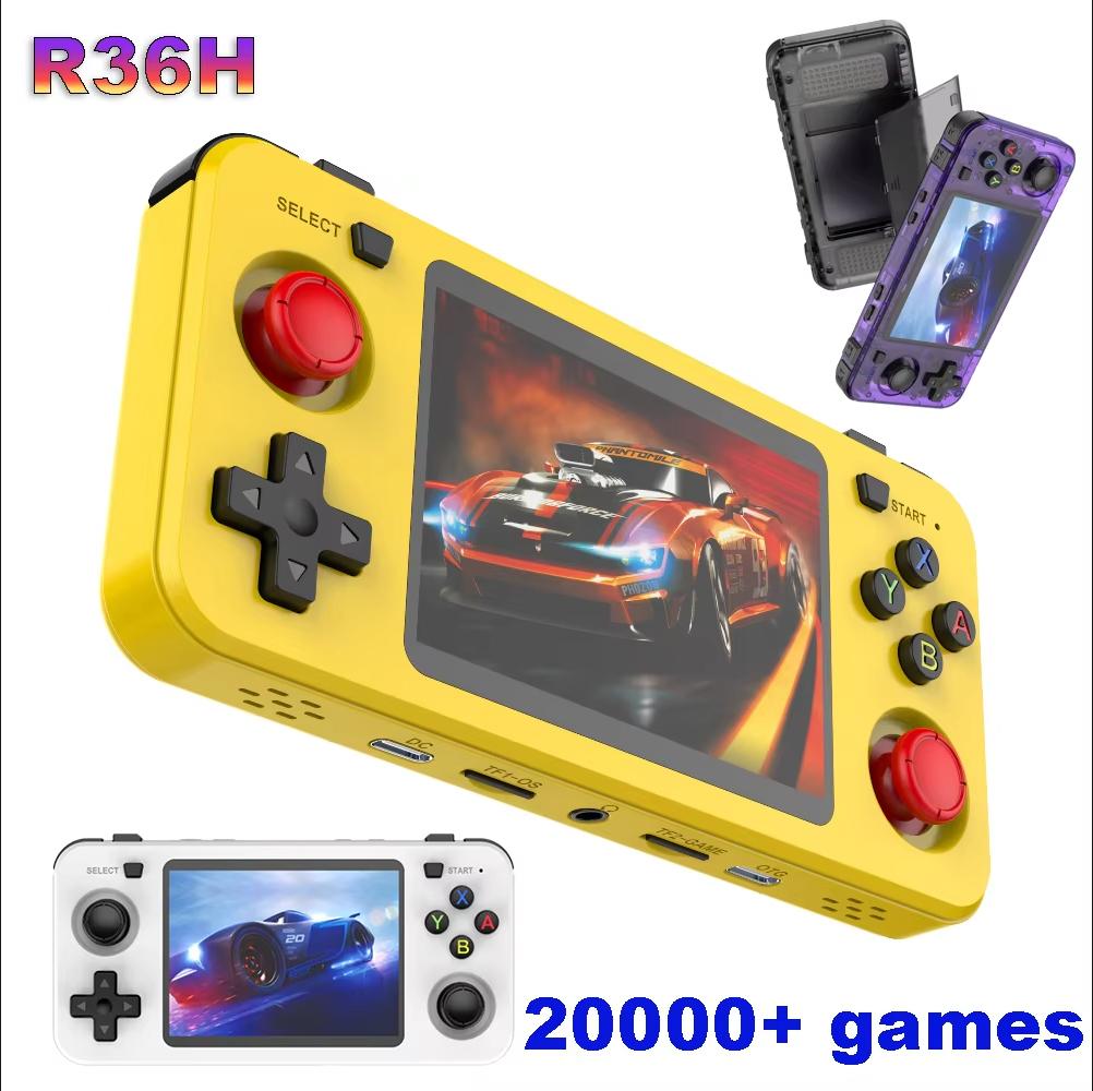 Retro Handheld Game Console R36S - Konsola przenośna R36H ARKOS Retro, 64G,