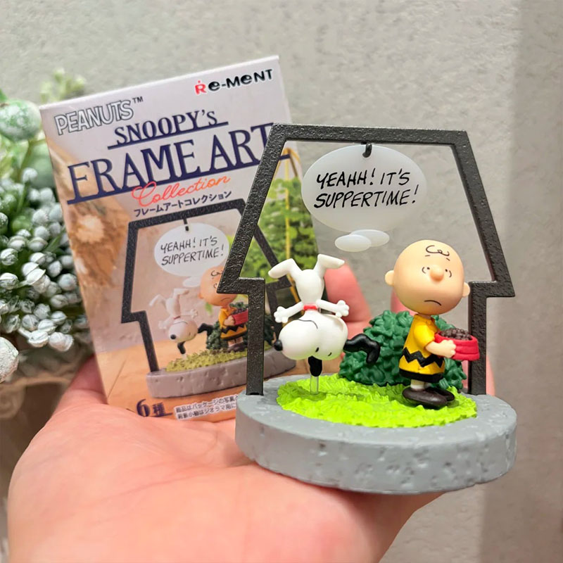 Anime Action Figure Blind Box - Rement Peanuts Snoopy Frame Art Collection