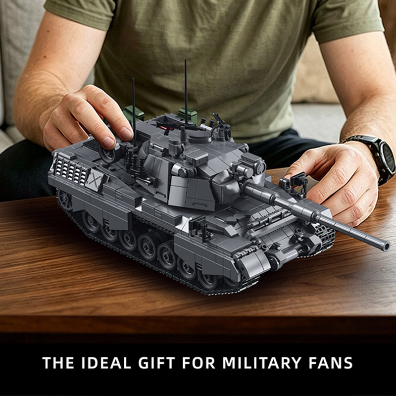 Wojskowy model czołgu Leopard  – Lego Compatible Military Tank recenzja i cena