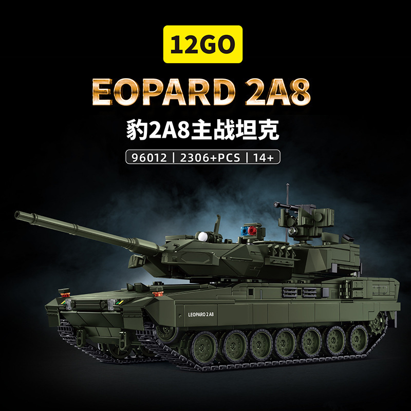 2306 elementów, 1:28 MOC Czołg – Lego Compatible Military Tank recenzja i cena