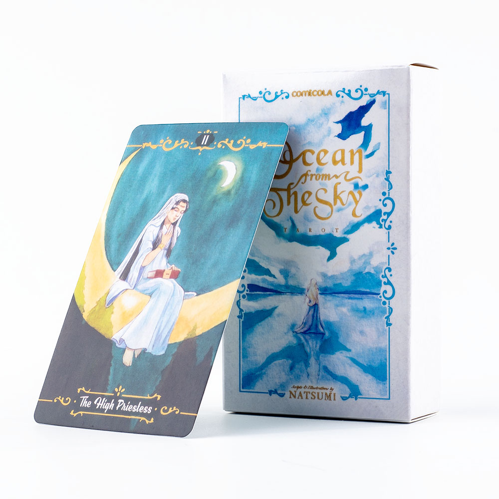 Ręcznie malowana kolorowana ka – Tarot Cards Deck With Guidebook recenzja i cena