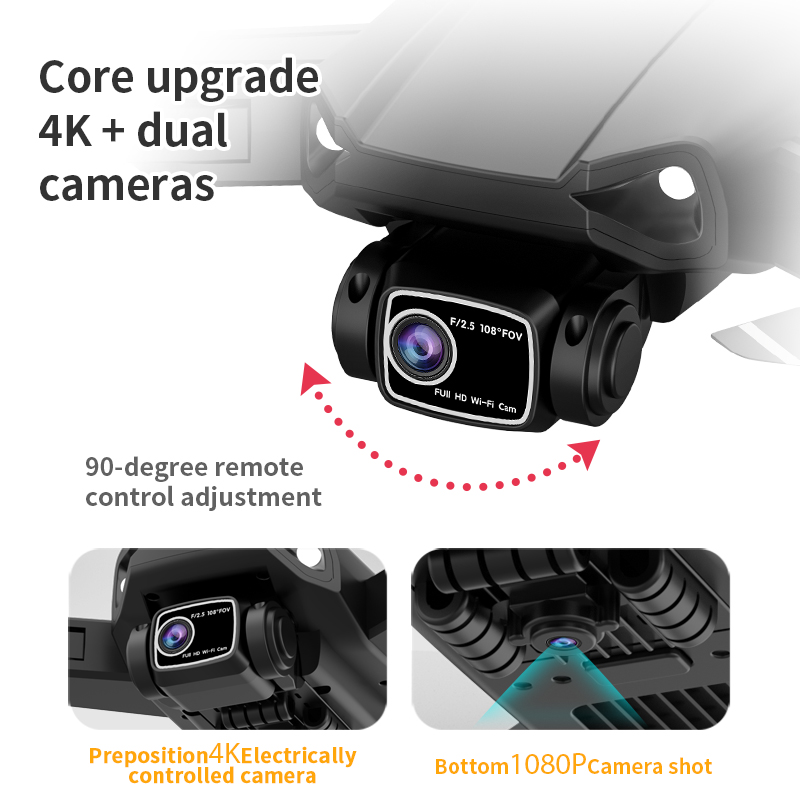 Dron L900 PLUS GPS z kamerą 4K – Fpv Brushless Rc Drone 4K recenzja i cena