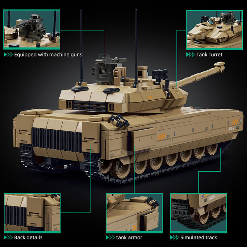 Wojskowy zestaw klocków konstr – Lego Compatible Military Tank recenzja i cena