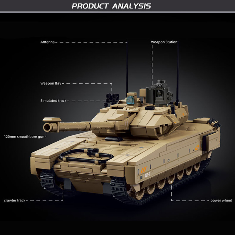 Wojskowy zestaw klocków konstr – Lego Compatible Military Tank recenzja i cena