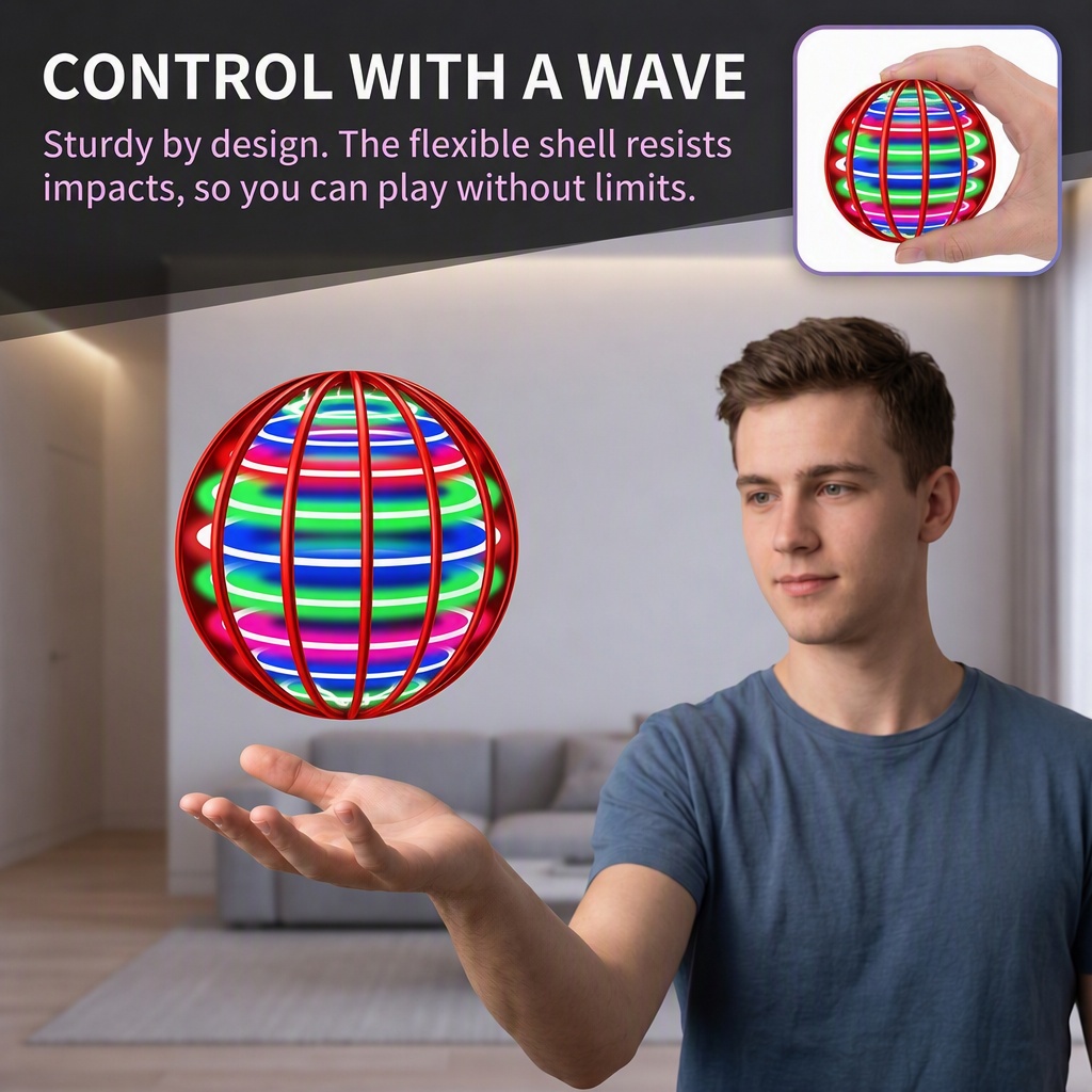 Magiczna latająca kula-spinner – Stem Solar Robot Kit For Kids recenzja i cena